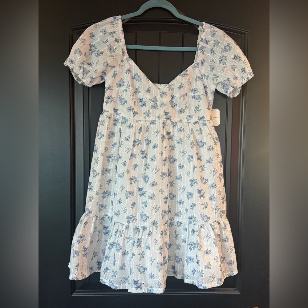 NWT Alter’d State Mary Eyelet Mini Dress, size small!